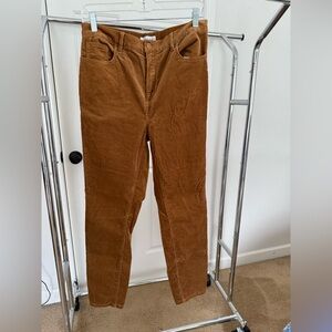 LOFT high waisted skinny cords, sz 10, run small